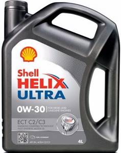 SHELL HELIX ULTRA ECT 0w30 C2/C3 4л., VW 504.00/507.00, масло моторное